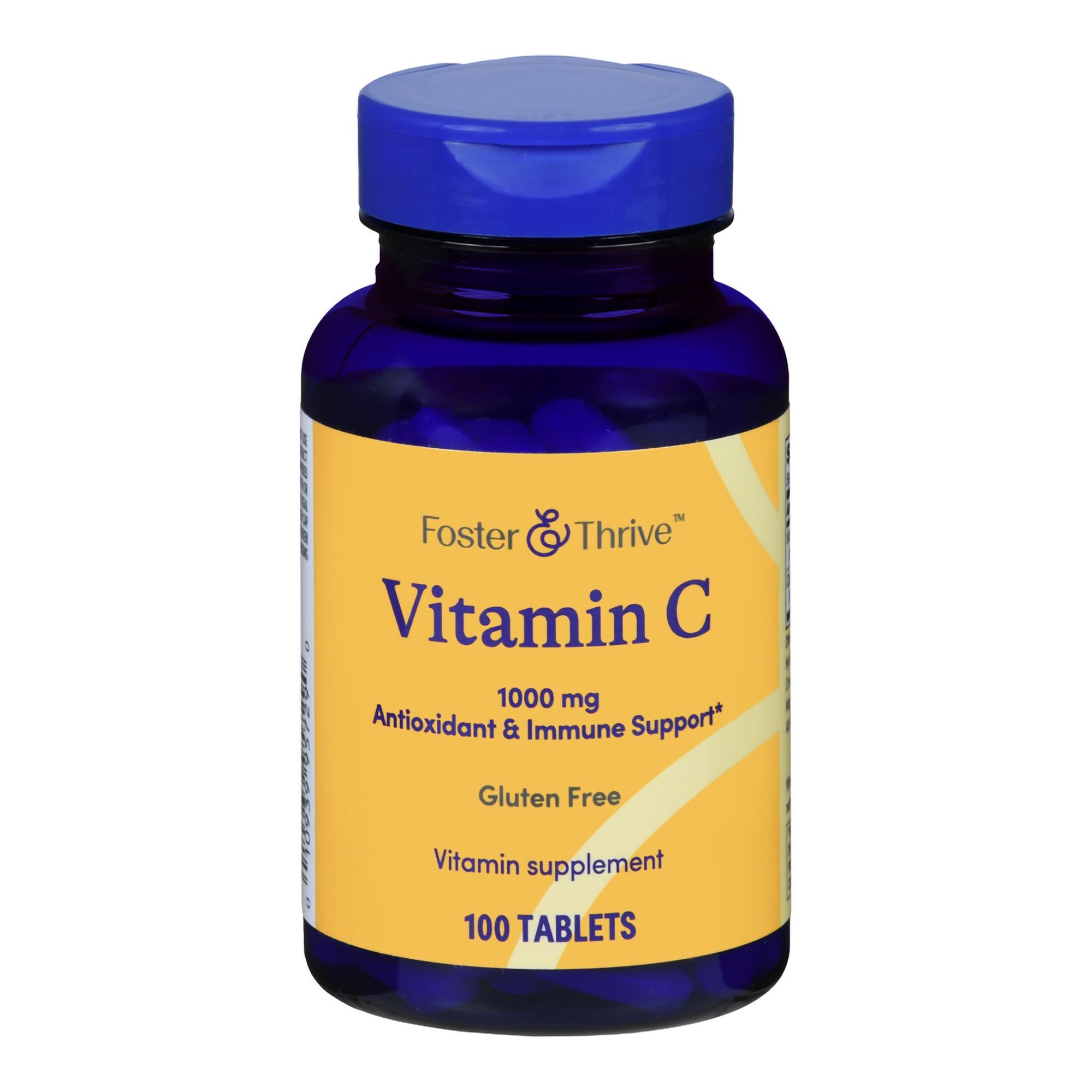 Foster & Thrive Vitamin C Antioxidant & Immune Support Tablets, 1000 mg - 100 ct
