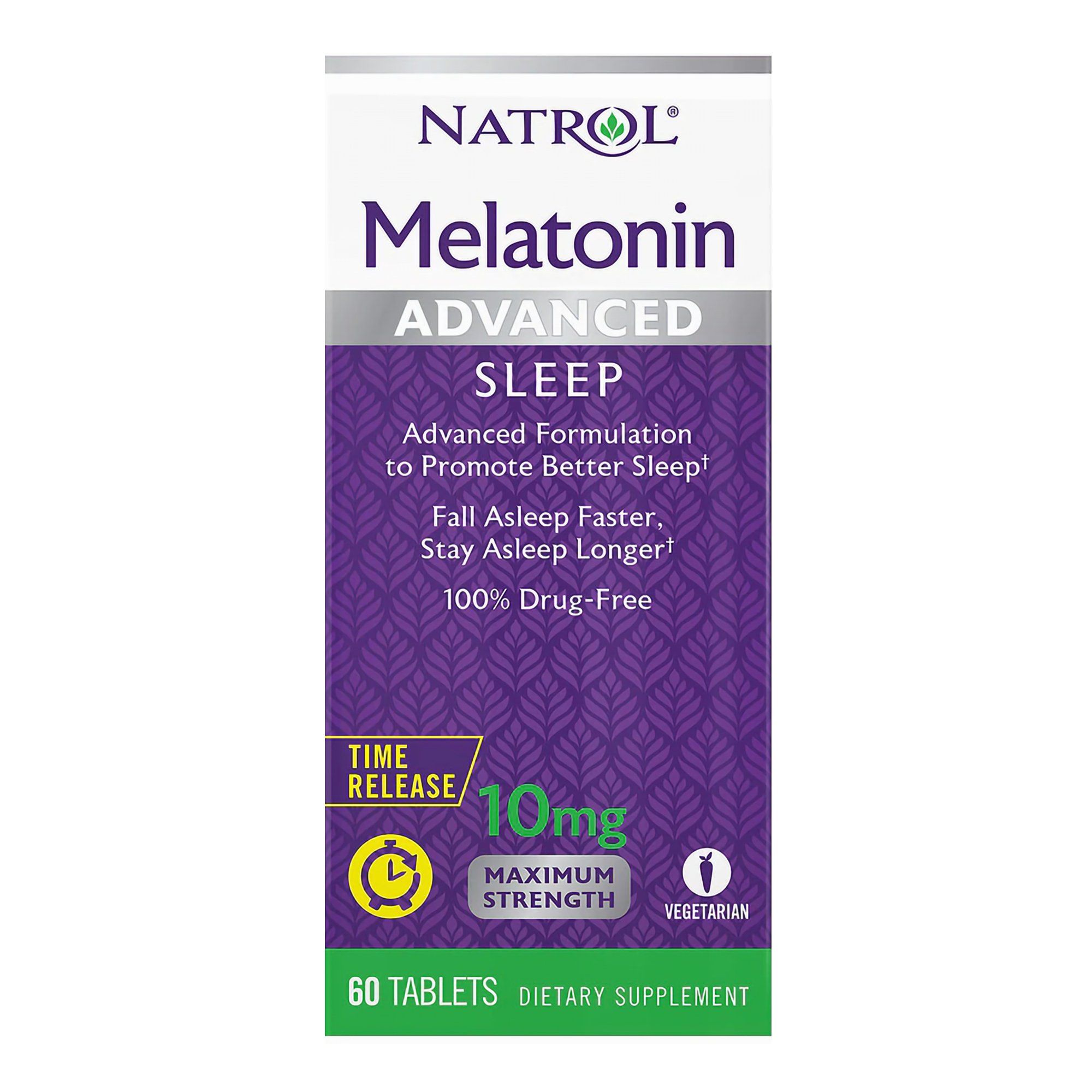 Natrol Melatonin  Maximum Strength Night Sleep Aid Fast Dissolve Tablets, 10 Mg - 60 ct
