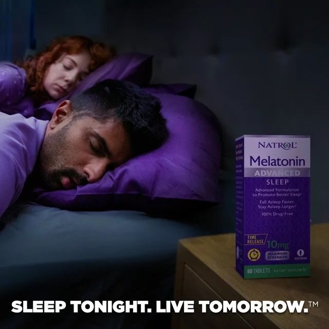 Natrol Melatonin  Maximum Strength Night Sleep Aid Fast Dissolve Tablets, 10 Mg - 60 ct