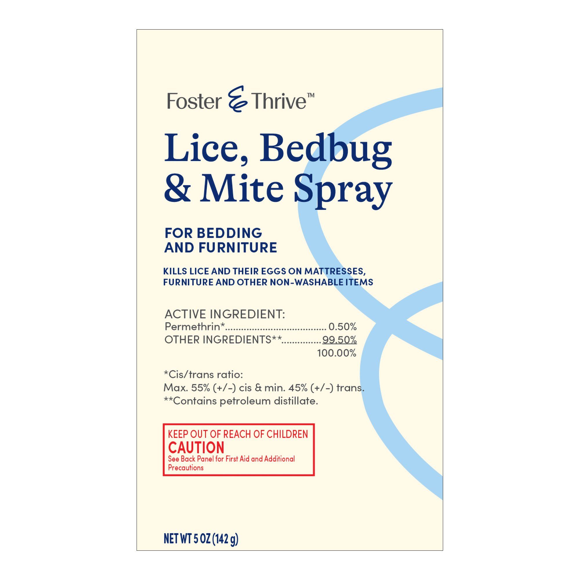 Foster & Thrive Lice, Bedbug & Mite Spray - 5 oz