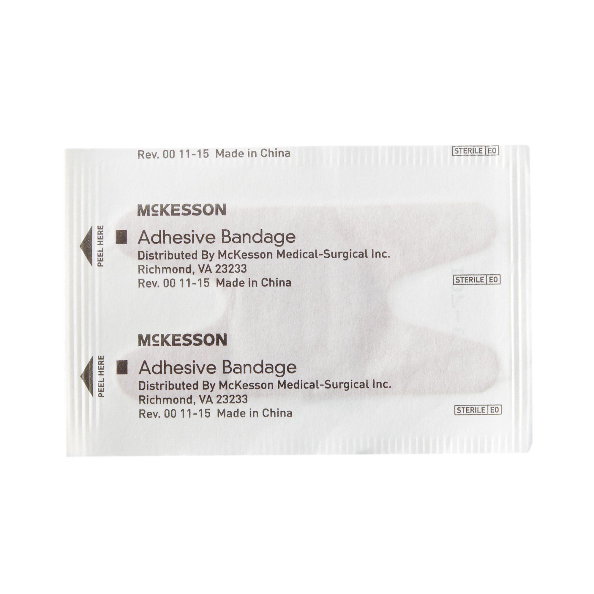 McKesson Adhesive Bandages Fabric Knuckle, 1.5" x 3" - 100 ct