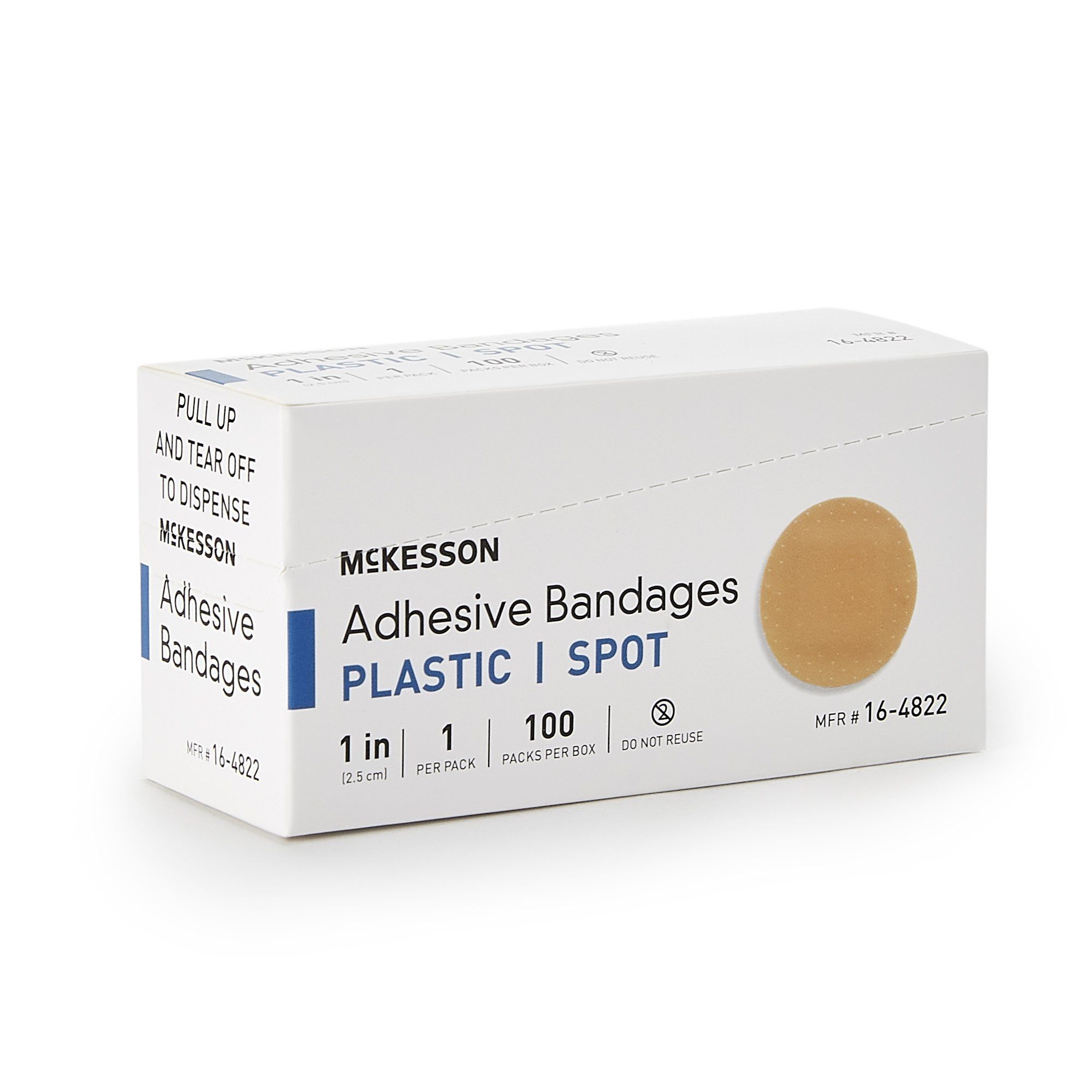 McKesson Adhesive Spot Fabric Bandages - 100 ct