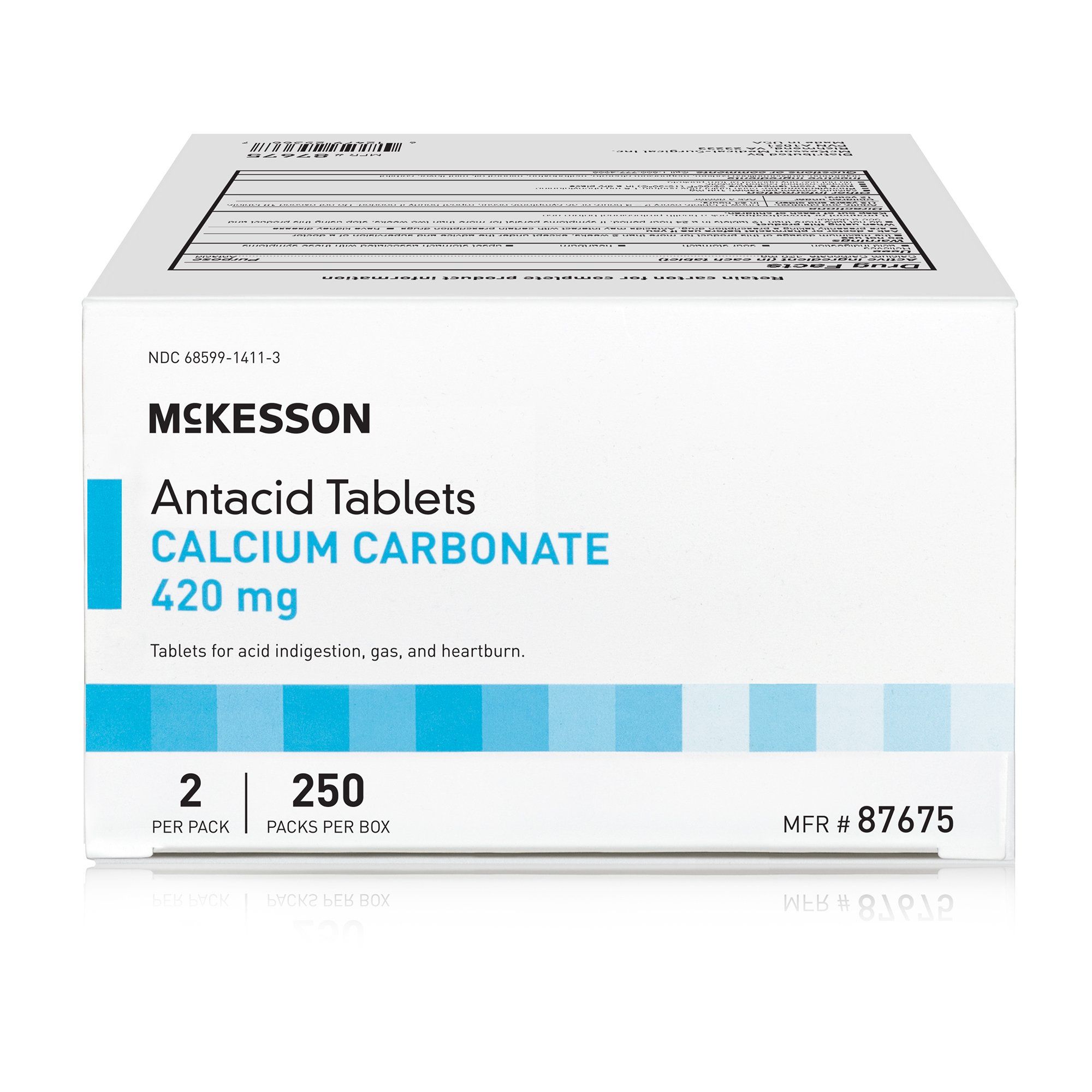 McKesson Antacid Tablets, 420 mg - 250 Packets