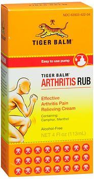 Tiger Balm Arthritis Rub Topical Pain Relief Cream -  4 fl oz
