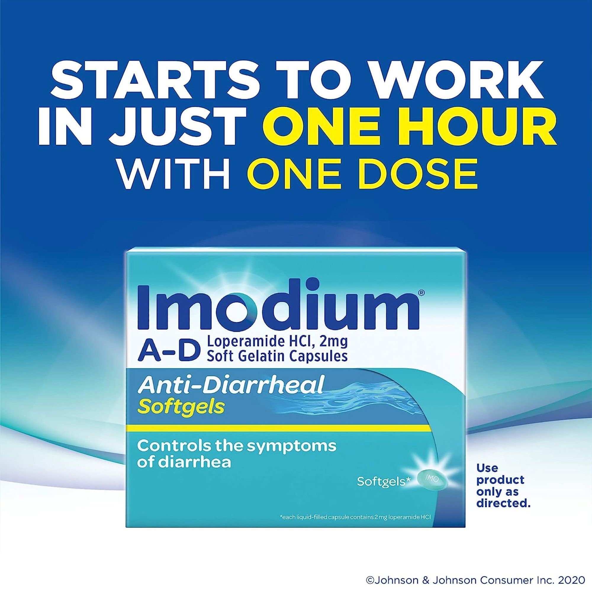 Imodium A-D Anti-Diarrheal Softgels  - 24 ct