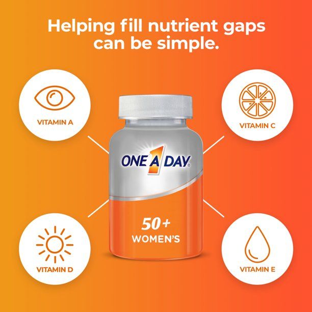 One A Day Women's 50+ Multivitamin Tablets - 65 ct