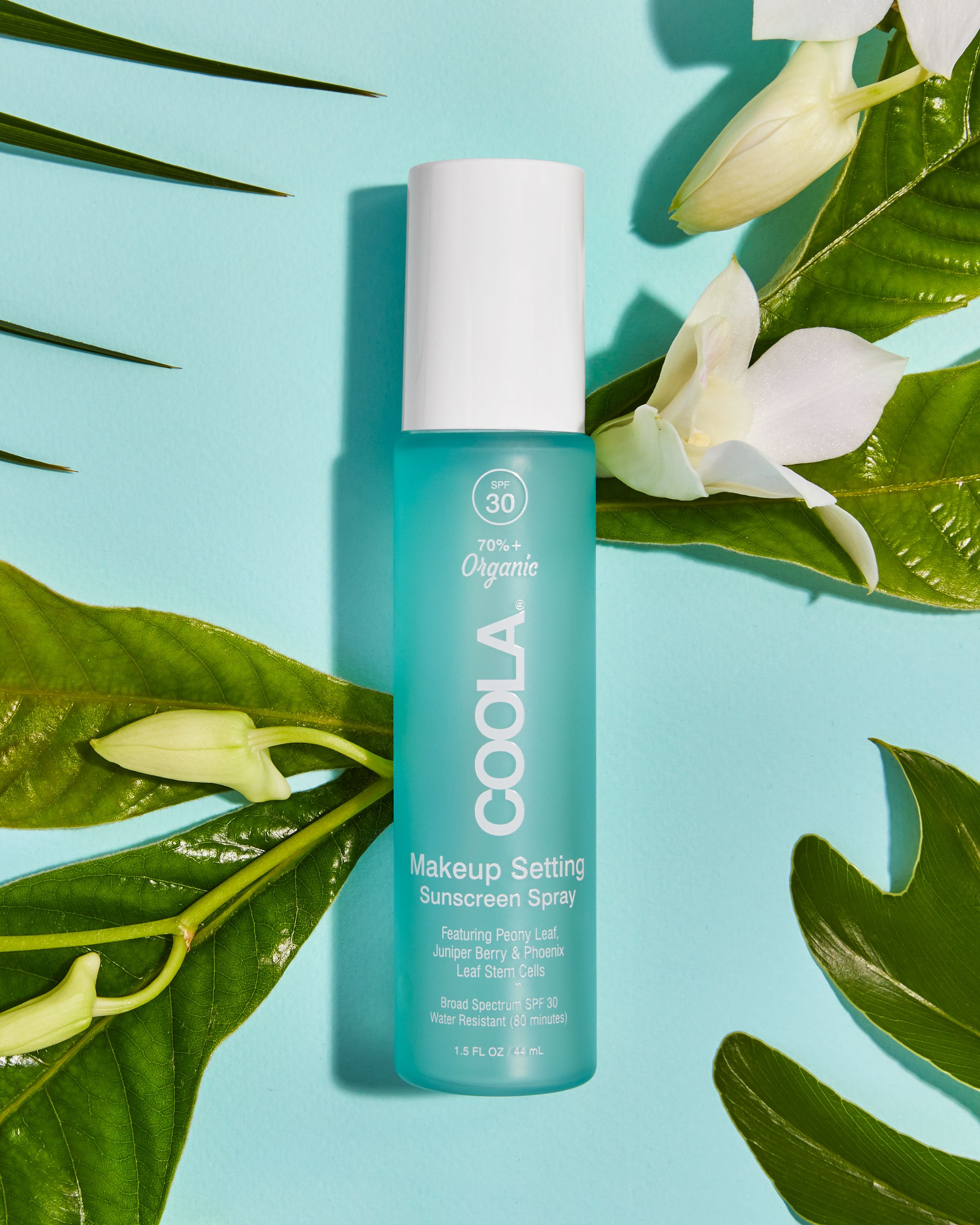 COOLA Classic Makeup Setting Spray Organic Sunscreen With Green Tea & Aloe, SPF 30 - 1.5 fl oz
