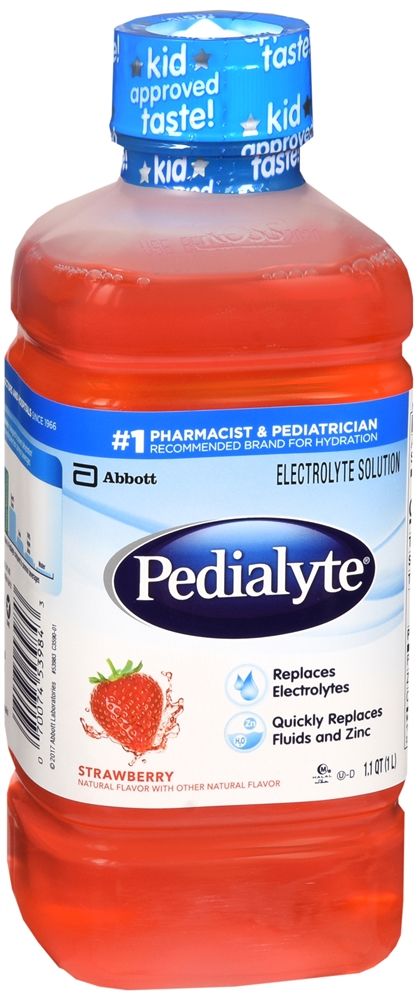 Pedialyte Electrolyte Solution, Strawberry - 33.8 fl oz