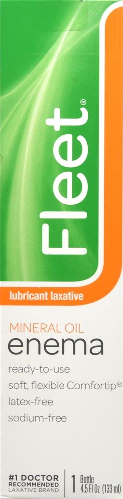 Fleet Mineral Oil Lubricant Laxative Enema - 4.5 fl oz