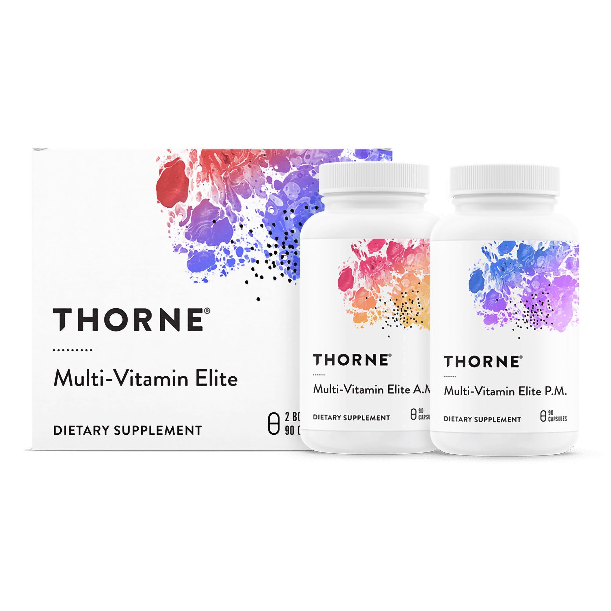 Thorne Multi-Vitamin Elite A.M & P.M Capsules - 180 ct
