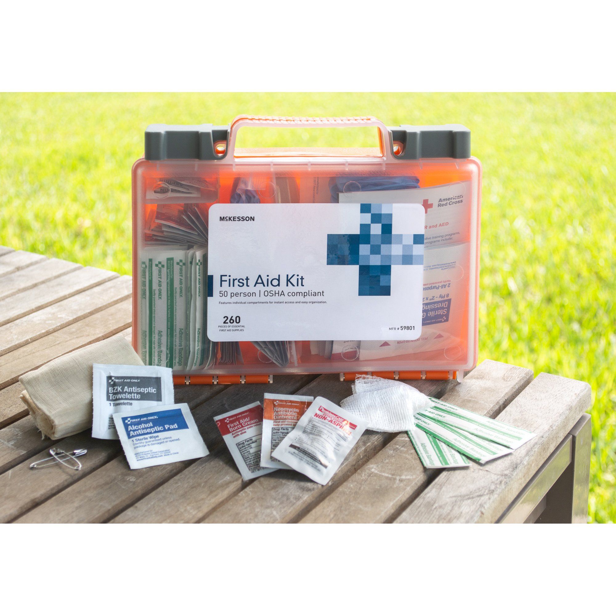 McKesson First Aid Kit 50 Person - 260 pieces