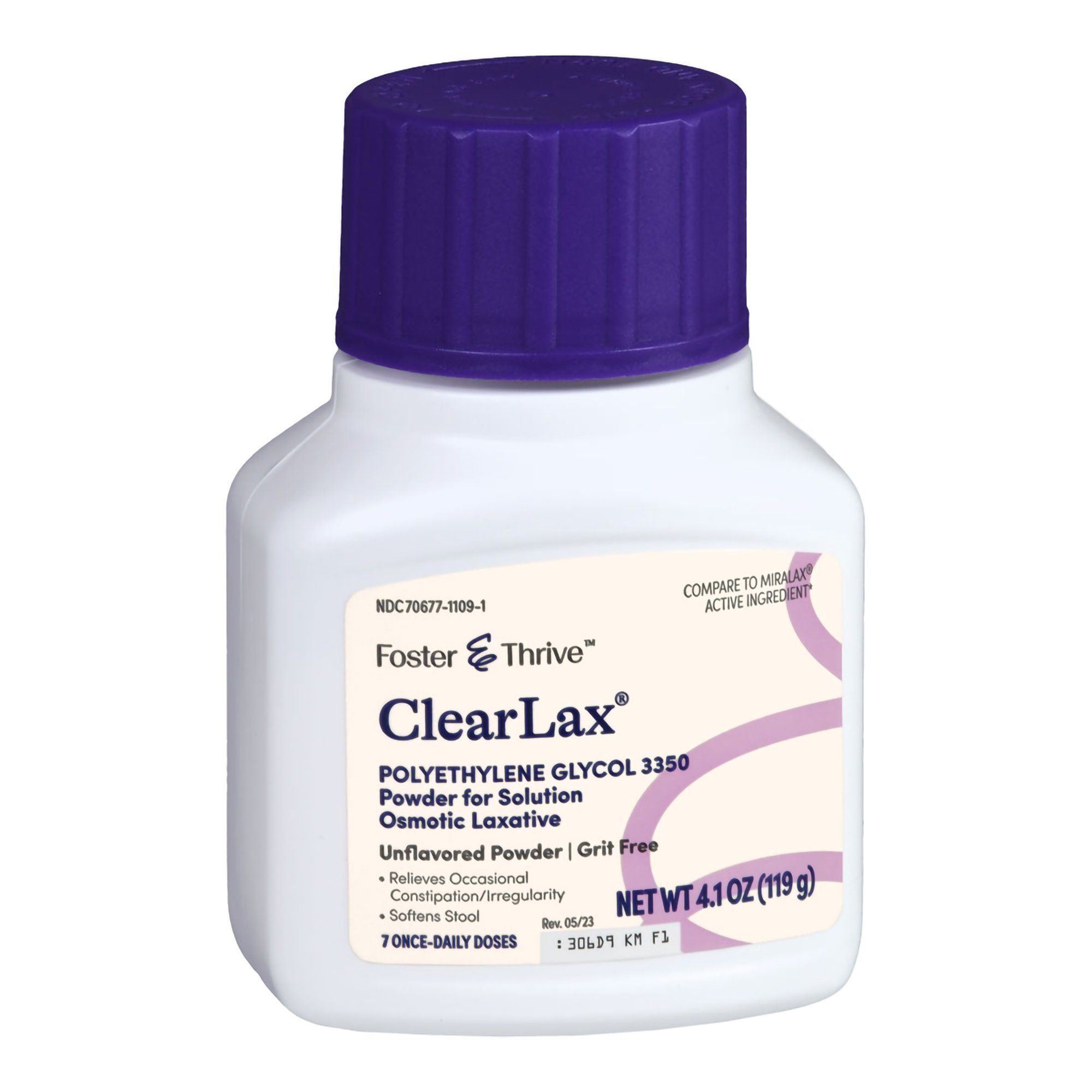 Foster & Thrive  ClearLax Laxative Powder, Unflavored -  4.1 oz