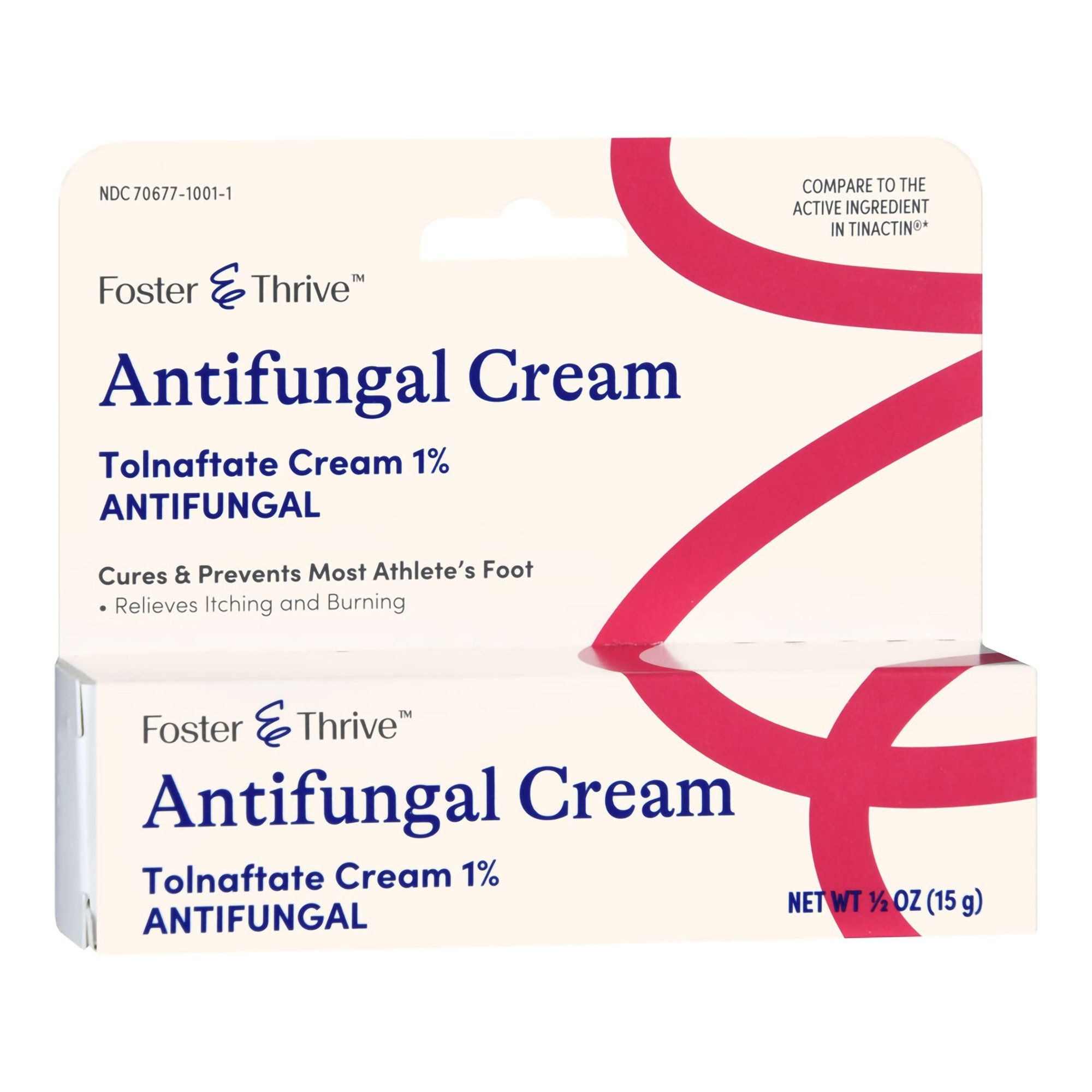 Foster & Thrive Antifungal Tolnaftate Cream 1% - .5 oz
