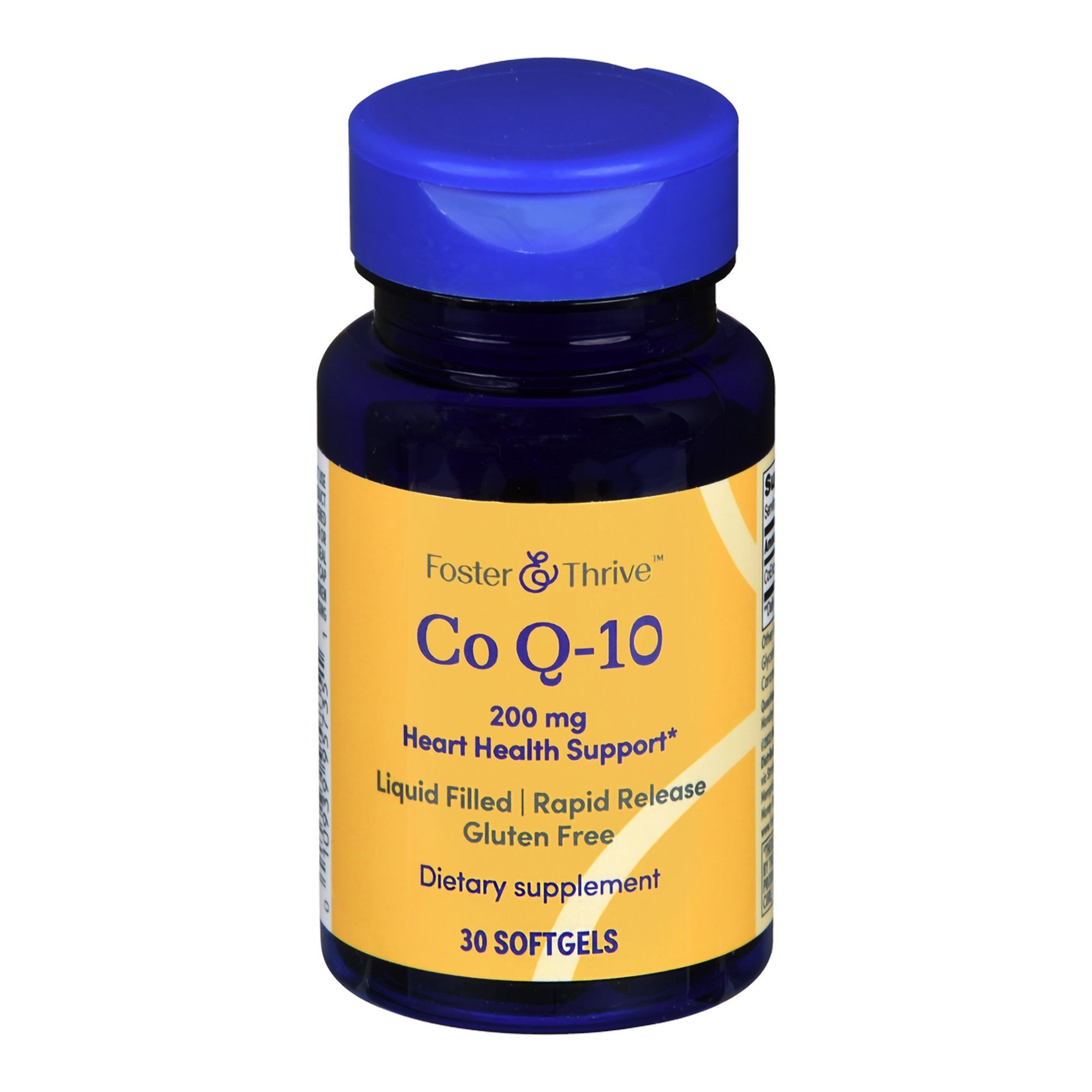 Foster & Thrive Co Q-10 Rapid Release Softgels, 200 mg  - 30 ct