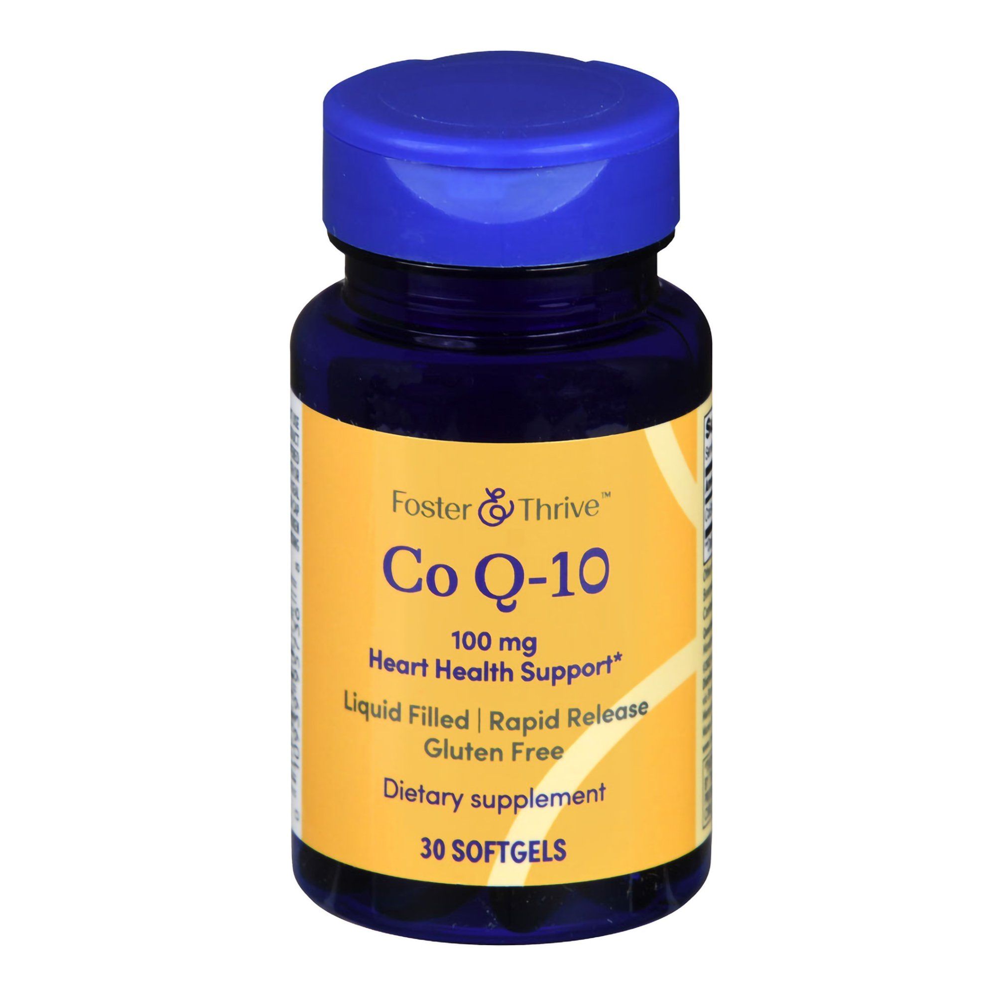 Foster & Thrive Co Q-10 Rapid Release Softgels, 100 mg - 30 ct
