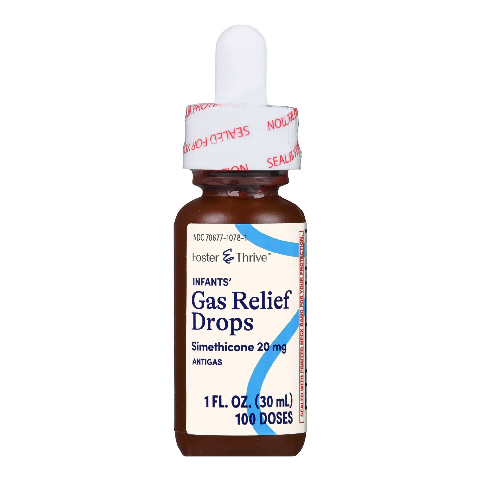 Foster & Thrive Infants' Gas Relief Simethicone Drops, 20 mg - 1 fl oz