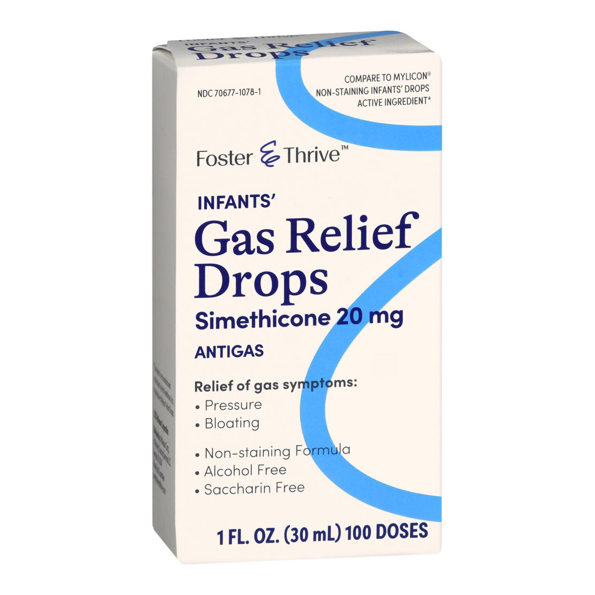 Foster & Thrive Infants' Gas Relief Simethicone Drops, 20 mg - 1 fl oz