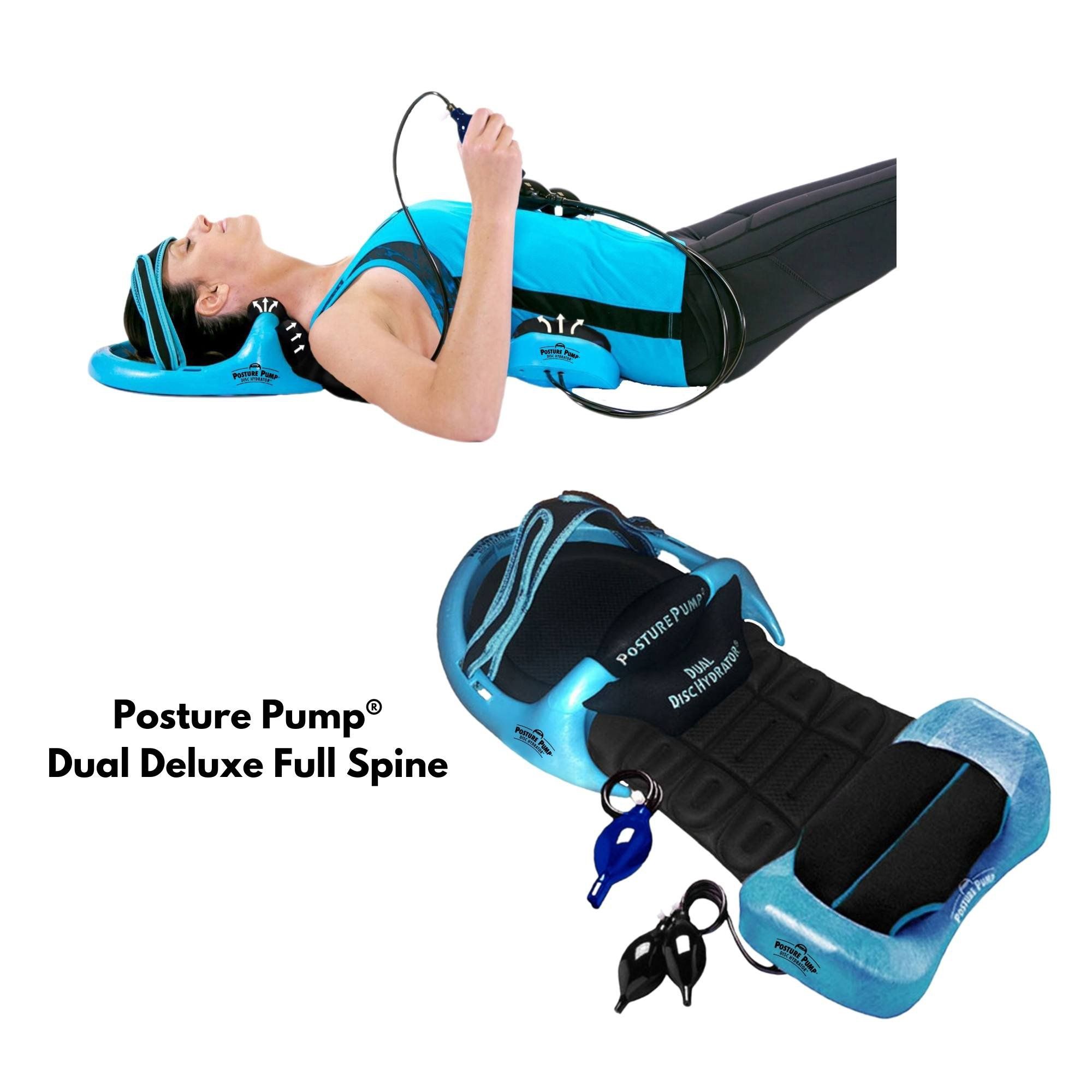 Posture Pump® Dual Deluxe Full Spine (Model 4100-D) - One Size Fits Most