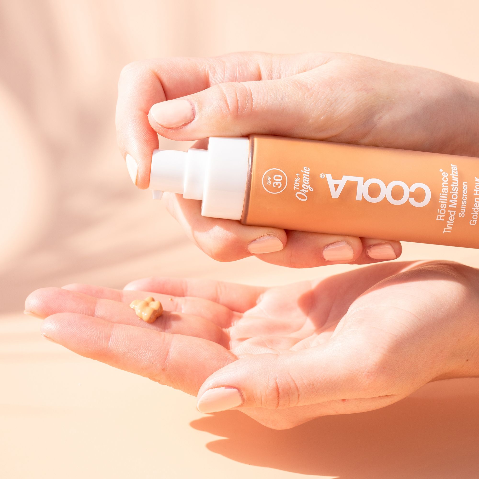 COOLA Rōsilliance® Tinted Facial Moisturizer Organic Sunscreen Cream, Golden Hour, SPF 30 - 1.5 fl oz