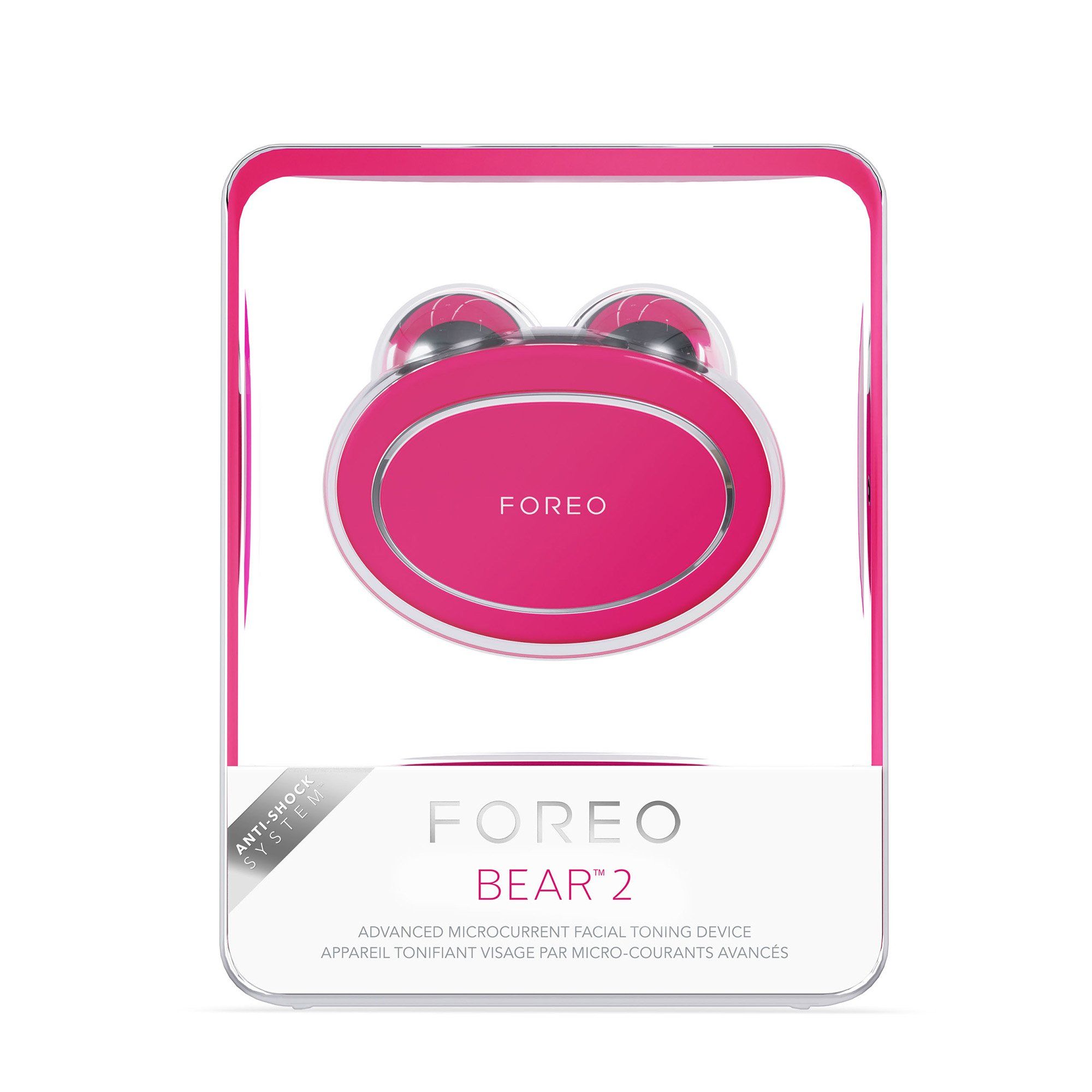 FOREO BEAR™ 2 Microcurrent Facial Toning Device - Fuschia