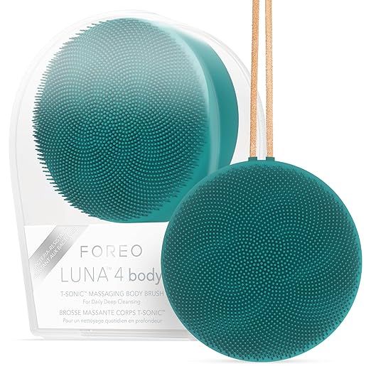 FOREO LUNA™ 4 Body Cleanse, Massage & Exfoliate Skin Body Brush - Evergreen