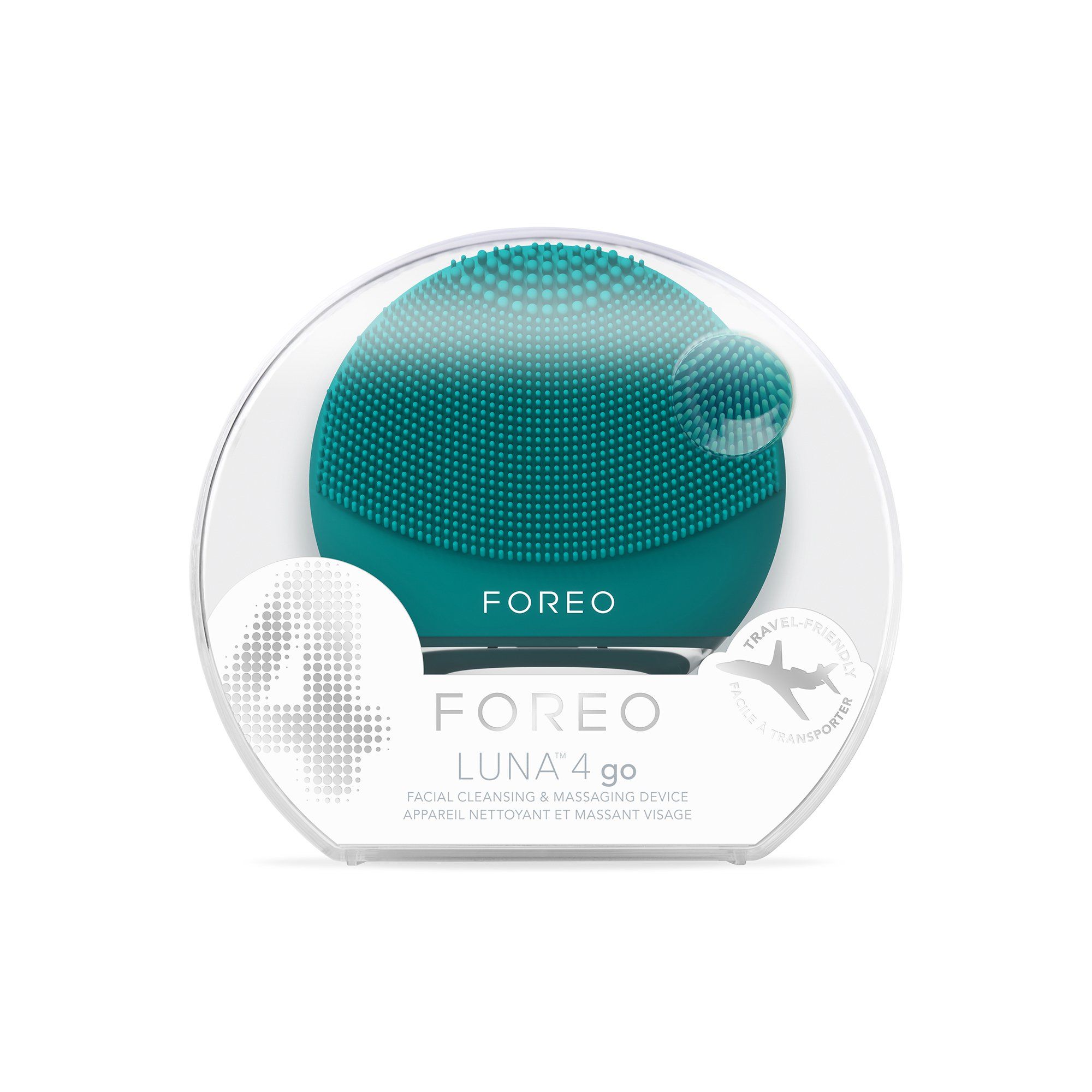 FOREO LUNA™ 4 Go Travel-Friendly Facial Cleansing & Massaging Device - Evergreen