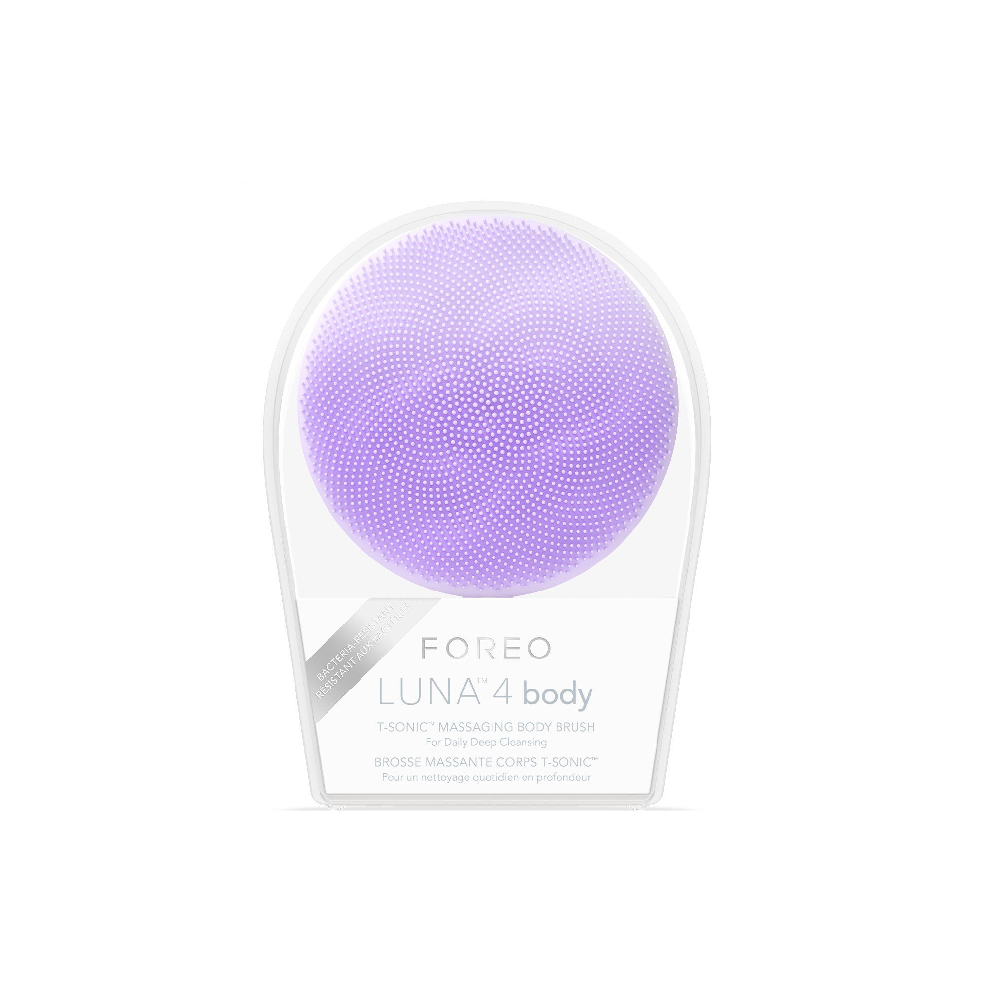 FOREO LUNA™ 4 Body Cleanse, Massage & Exfoliate Skin Body Brush -  Lavender