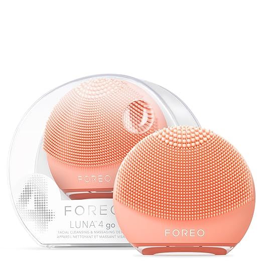 FOREO LUNA™ 4 Go Travel-Friendly Facial Cleansing & Massaging Device - Perfect Peach