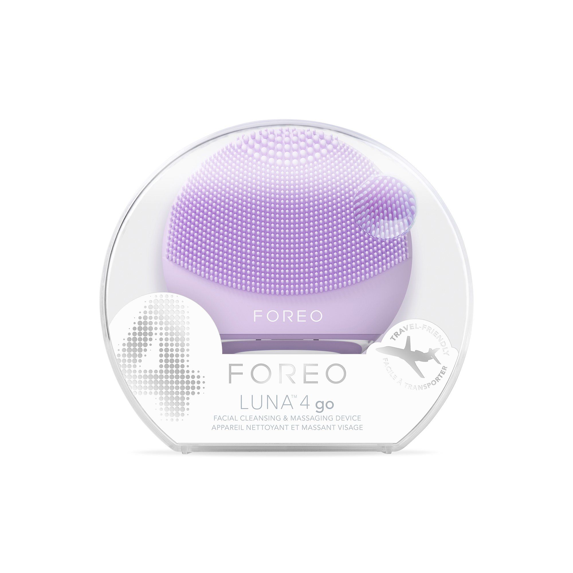 FOREO LUNA™ 4 Go Travel-Friendly Facial Cleansing & Massaging Device - Lavender