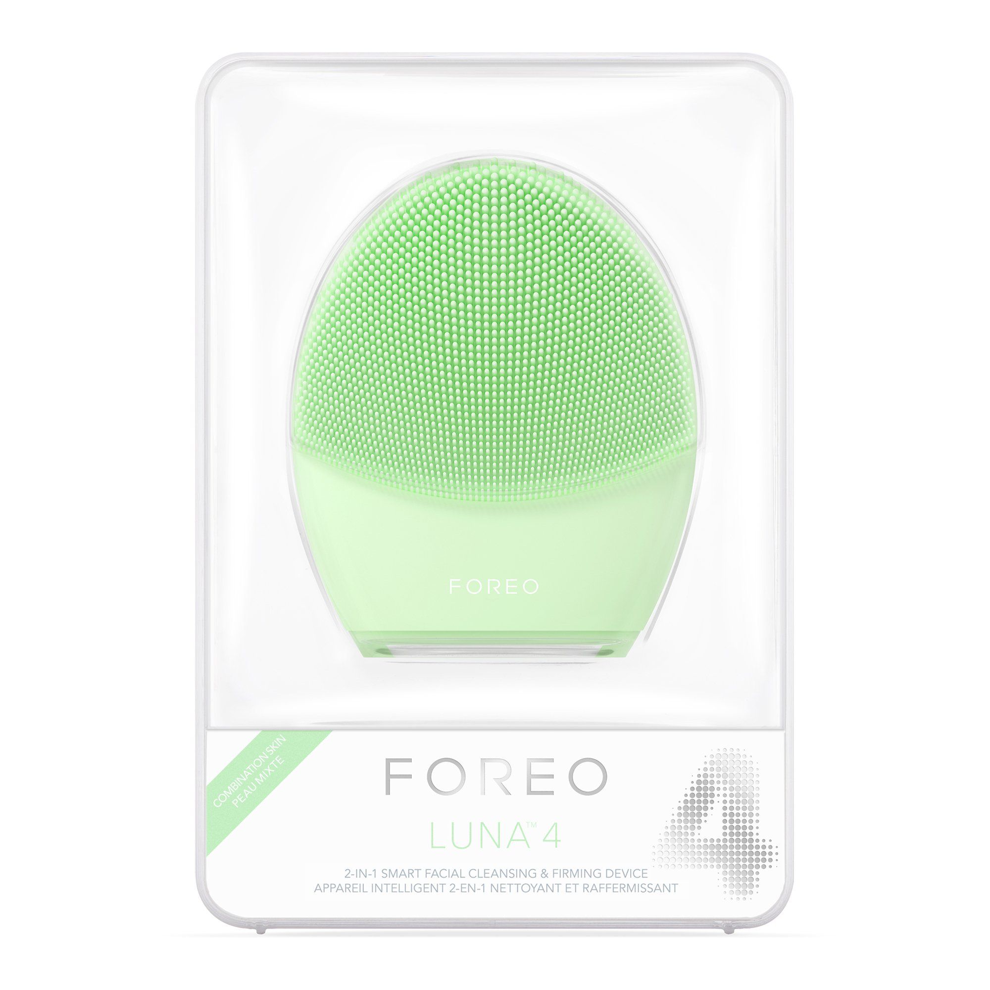 FOREO LUNA™ 4 2-in-1 Smart Facial Cleansing & Firming Device - Combination Skin
