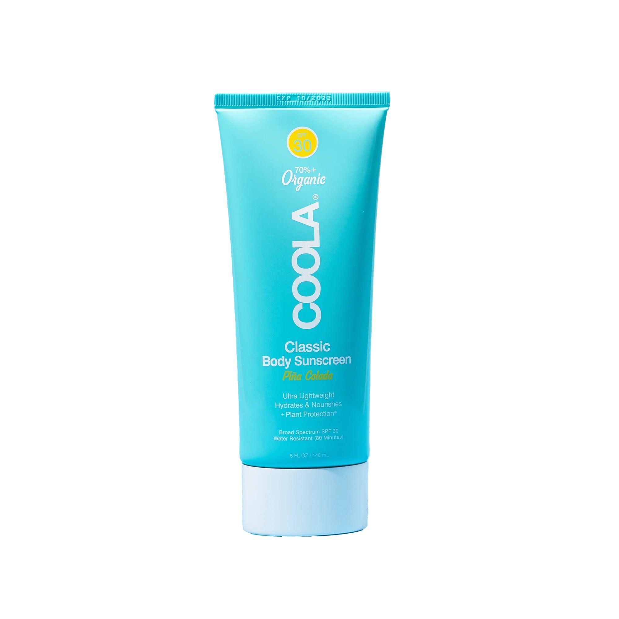 COOLA Classic Body Organic Sunscreen Lotion, Piña Colada, SPF 30 - 5 fl oz