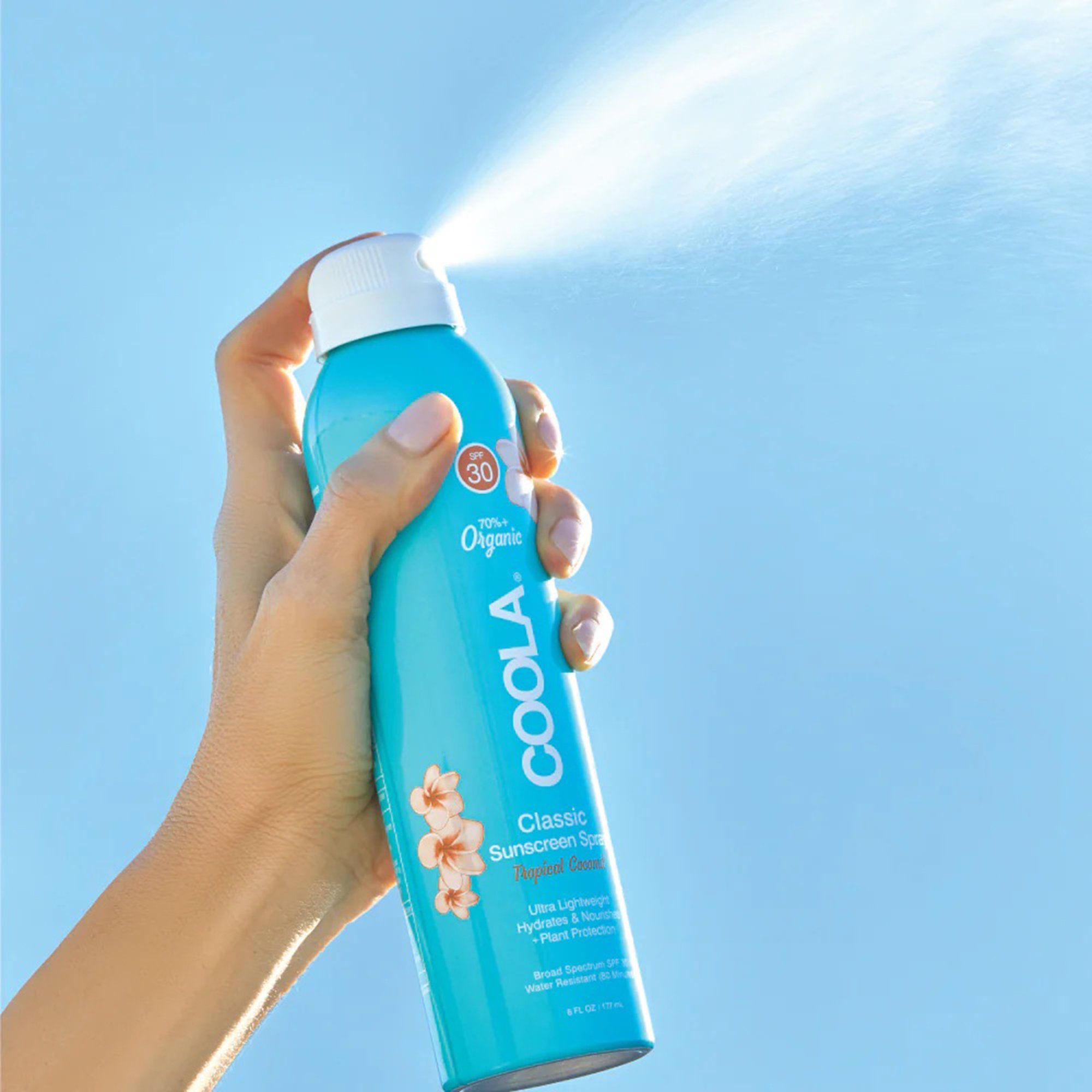 COOLA Classic Body Organic Sunscreen Spray, Tropical Coconut,  SPF 30 - 6 fl oz