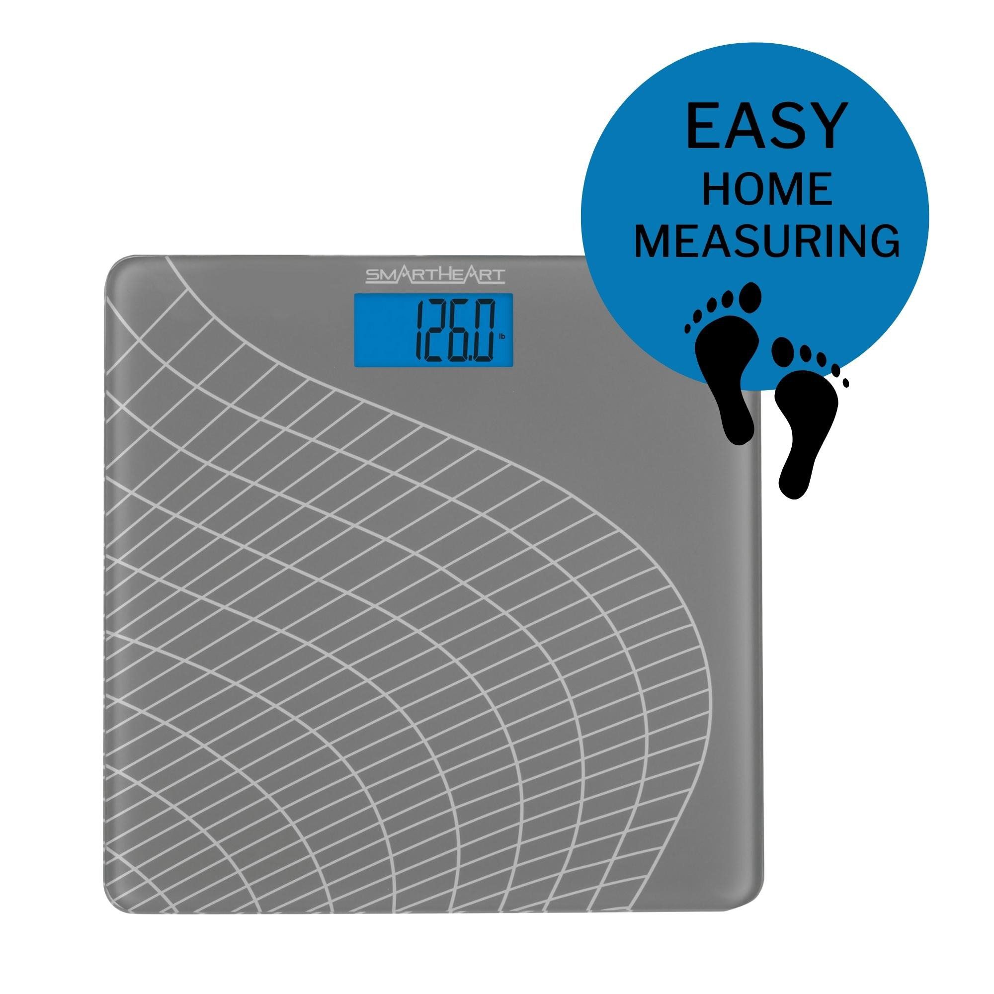 Smartheart Talking Digital Scale | Audible Results in English or Spanish - 438 lbs Weight Capacity