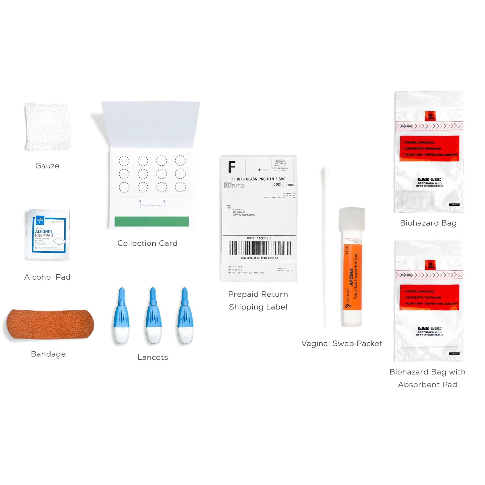 Everlywell Female STD Test - 1 Test Kit