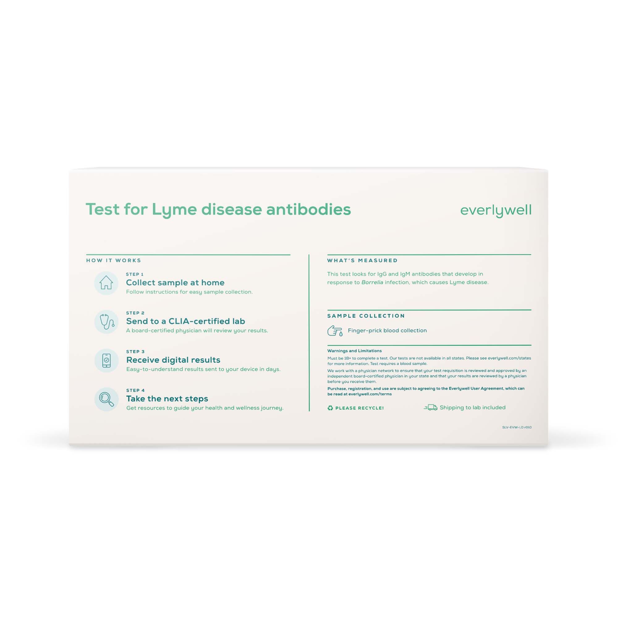 Everlywell Lyme Disease Test - 1 Test Kit