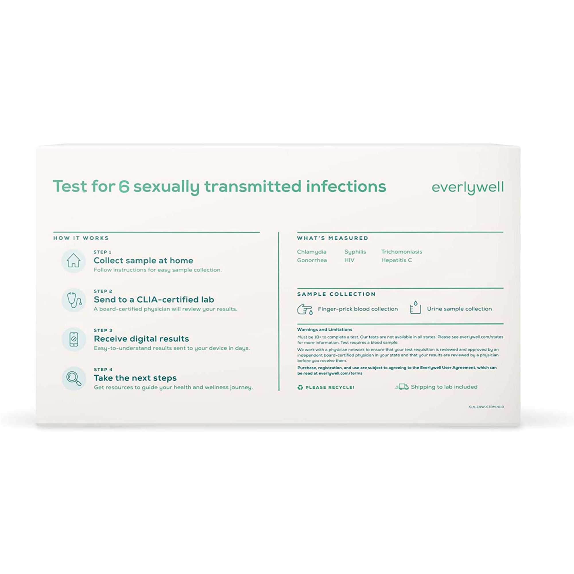 Everlywell Male STD Test - 1 Test Kit