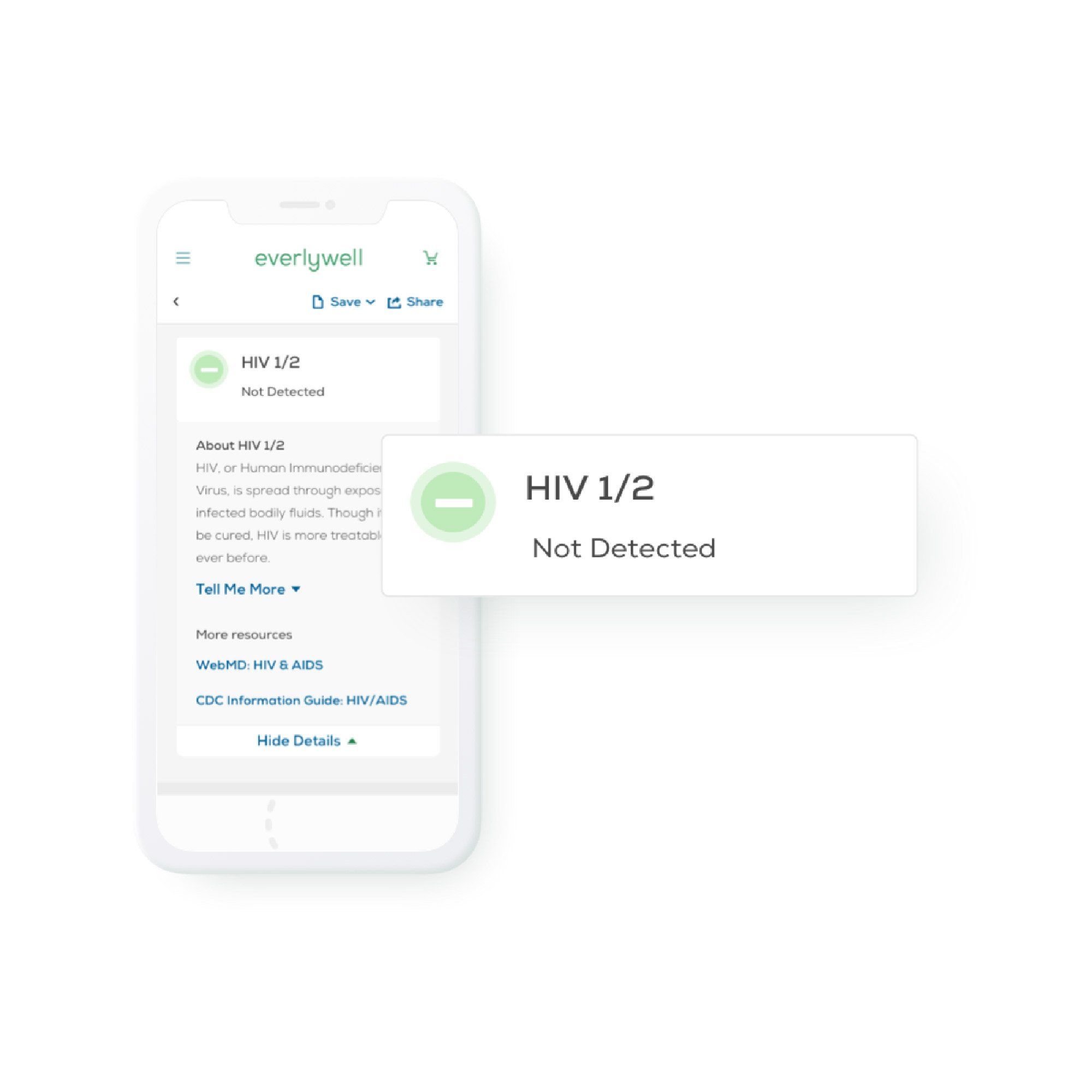 Everlywell HIV Test - 1 Test Kit