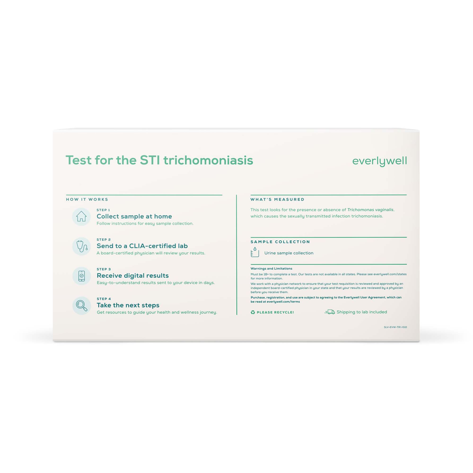 Everlywell Trichomoniasis Test - 1 Test Kit