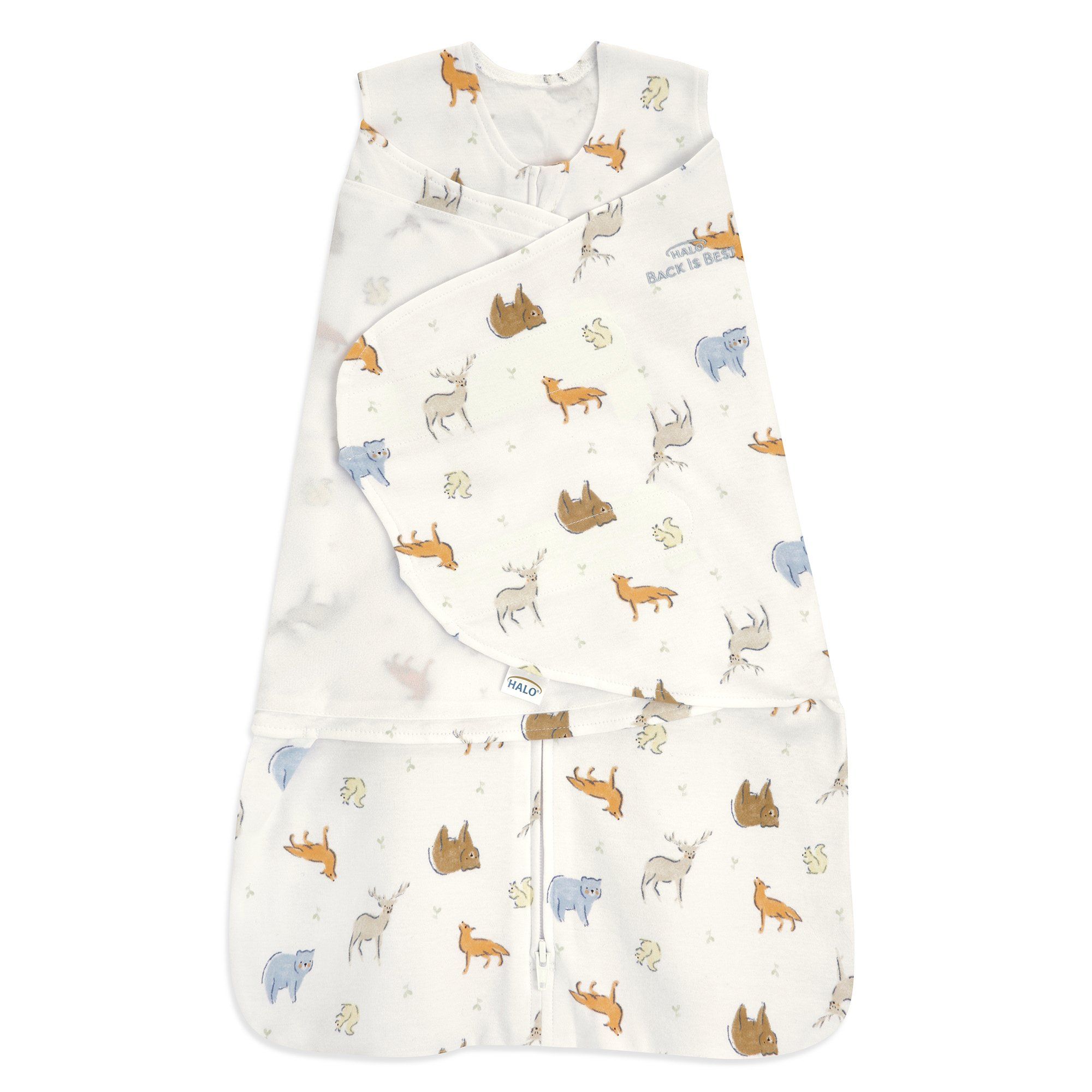 HALO SleepSack Swaddle, Forest Friends, Small (3 to 6 Months) - 1 ct