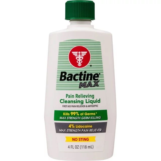 Bactine Max Pain Relieving Cleansing Liquid  - 4 fl oz