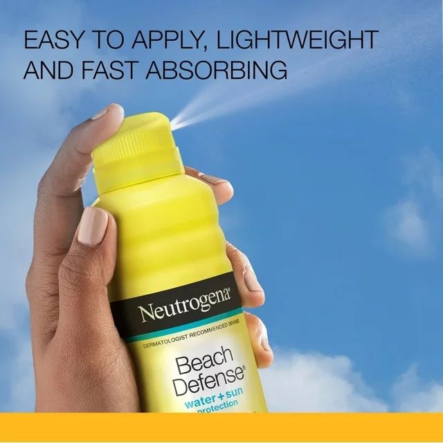 DISCNeutrogena Beach Defense Sunscreen Spray, SPF 30 - 6.5 oz