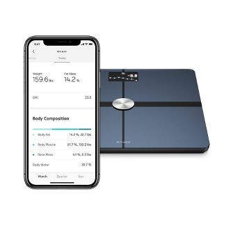 Withings Body+ Body Composition Smart Wi-Fi Scale - Black