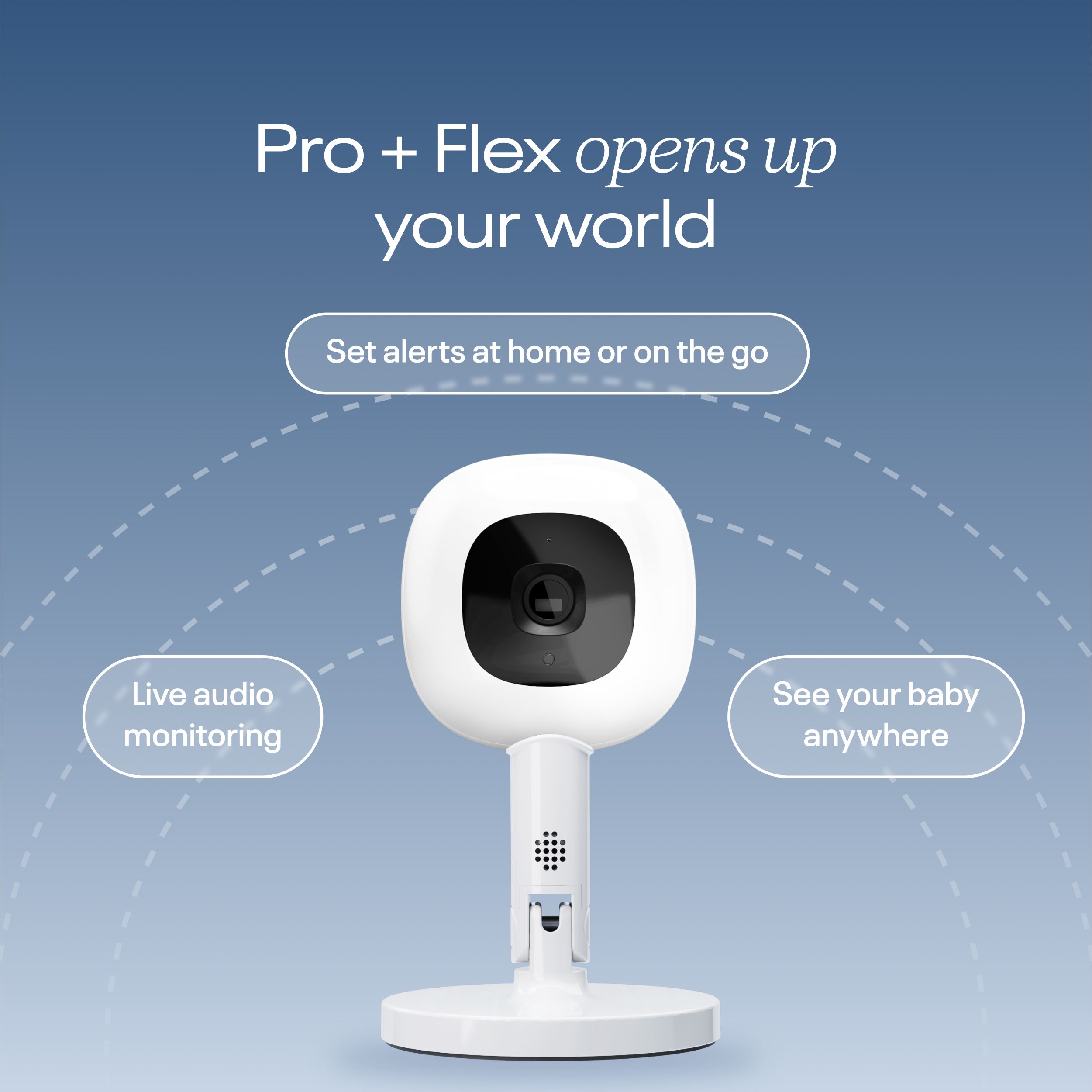 Nanit Pro Smart Baby Monitor with Flex Stand
