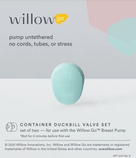 Willow Go™ Wearable Breast Pump  Duckbill Valve Set - 2 Pack