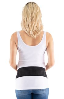 Belly Bandit Maternity 2-in-1 Hip Bandit, Maternity Belly Support Band & Hip Wrap, Black - X Small - Medium