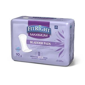 DISCFitRight Incontinence Bladder Control Pads, Maximum Absorbency - 120 ct