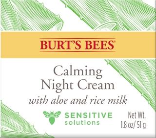 Burt's Bees® Sensitive Solutions Calming Night Cream with Aloe & Rice Milk - 1.8 fl oz