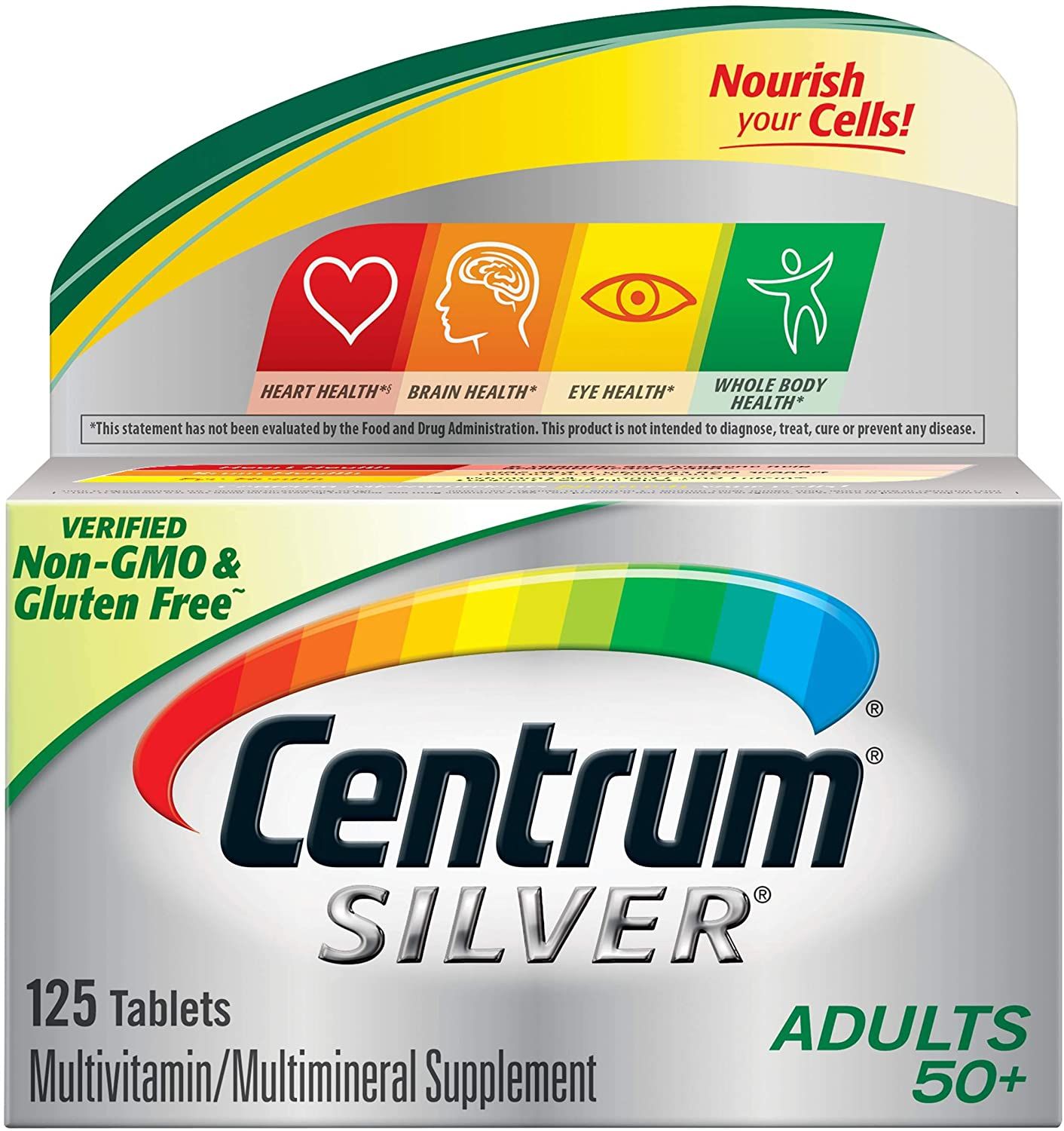 Centrum Silver Adults 50+ Multivitamin Tablets - 125 ct