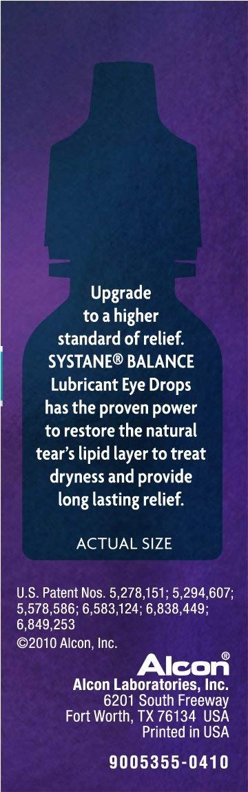 Systane Balance Lubricant Eye Drops  - 0.33 fl oz