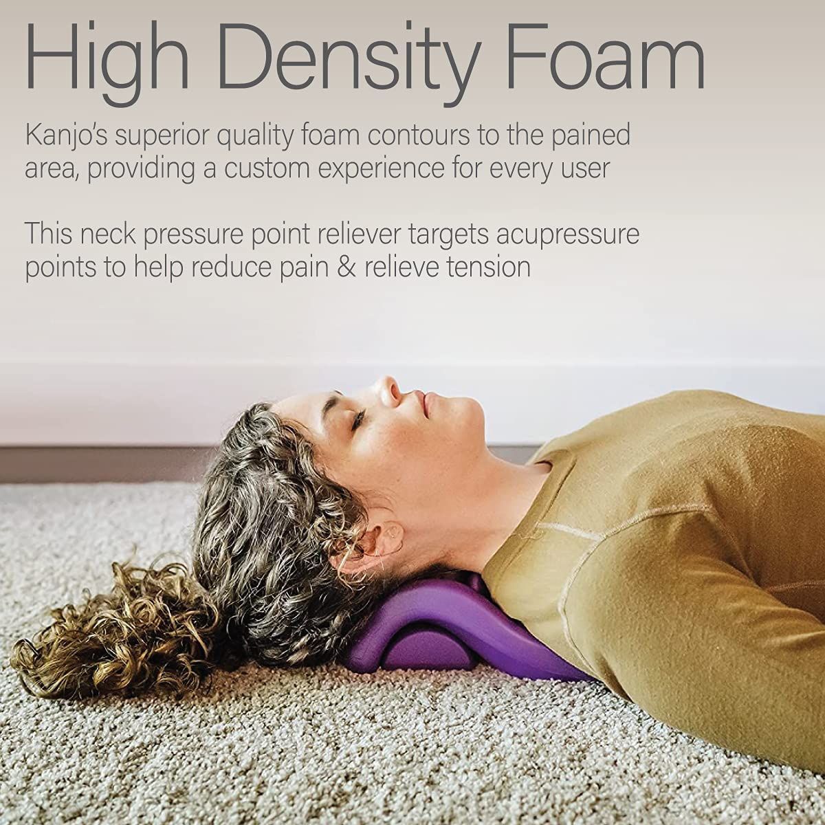 Kanjo Flex Firm Acupressure Neck Pain Relief Cushion